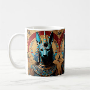 Anubis Egyptian God Jackal of Man Koffiemok