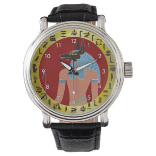 Anubis, Egyptische God Horloge