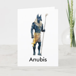 Anubis Egyptische God Kaart