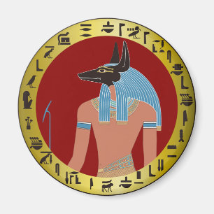 Anubis, Egyptische God Magneet