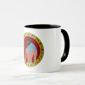 Anubis, Egyptische God Mok (Voorkant rechts)