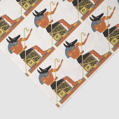 Anubis Egyptische volkskunst 1 Tissuepapier (Detail)