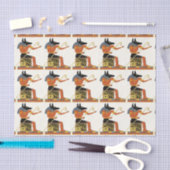 Anubis Egyptische volkskunst 1 Tissuepapier (Craft)