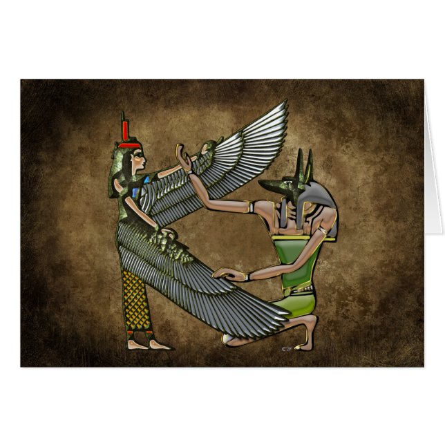 Anubis en Nut (Voorkant Horizontaal)