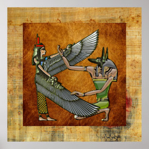 Anubis en Nut Poster
