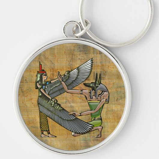 Anubis en Nut Sleutelhanger (Voorkant)
