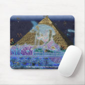 Anubis & Farao Oude Egyptische kunst Mousepad Muismat (Met muis)