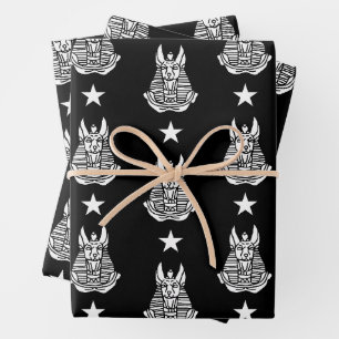 Anubis Feuilles de papier d'enveloppement égyptien
