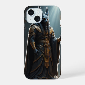 Anubis, God van de Doden iPhone 15 Hoesje