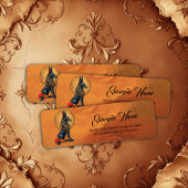 Anubis in the moonlight,  etiket