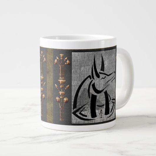 Anubis Jumbo Mok (Voorkant rechts)