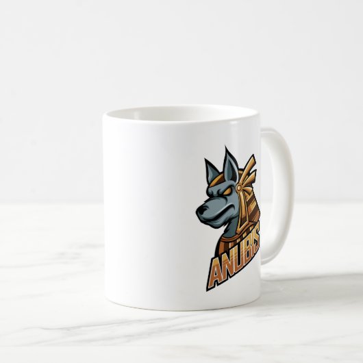 Anubis Mug - Le pouvoir dans chaque Sip! (Devant droit)