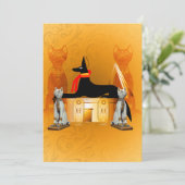 Anubis, oud Egyptisch Kaart (Staand voorkant)