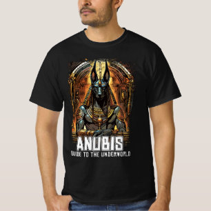 Anubis Oude Egyptische God Gids voor Onderwereld T-shirt