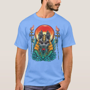 Anubis oude Egyptische god van de doden en de Egyp T-shirt