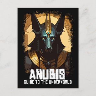 Anubis Oude Egyptische God van de Dood Briefkaart