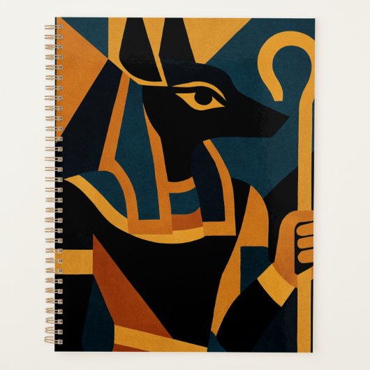 Anubis Planificateur égyptien Abstrait moderne (Devant)