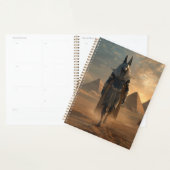 Anubis Planner – Egyptian Mythology Dark Aesthetic (Devant avec enveloppe)