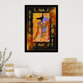 ANUBIS Poster d'Art de Dieu égyptien (Cuisine)