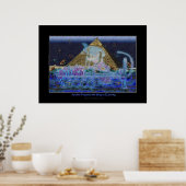 "Anubis prépare le chemin vers l'éternité" Poster (Cuisine)