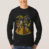 Anubis Ra Egyptian Gods Ancient Pyramids Mythology T-shirt (Voorkant)
