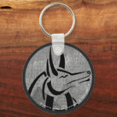 Anubis Round Sleutelhanger (Voorkant)