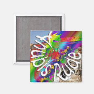 Anubis Rude Magnet Small Magneet