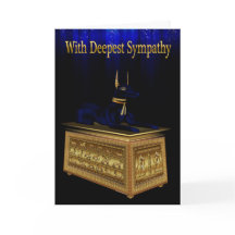 Anubis Sympathy Card