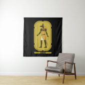 Anubis Tapestry Wandkleed (In situ)