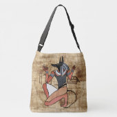 Anubis The Guardian Egyptian Crossbody Tas (Achterkant)
