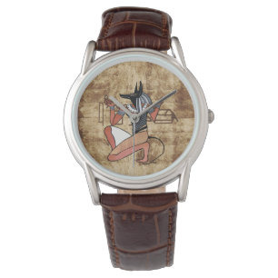 Anubis The Guardian Egyptian Horloge