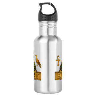 Anubis & Thoth | Egyptian Symbols - Water Bottle Waterfles