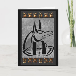 Anubis Wenskaart Style 2 Kaart