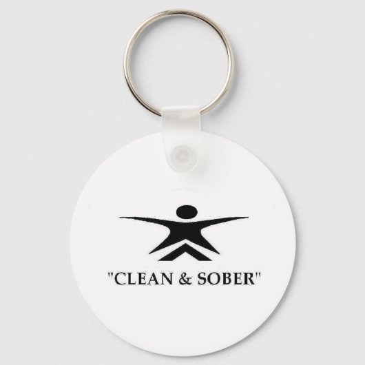 Anuemi Clean & Sober Sleutelhanger! Sleutelhanger (Voorkant)