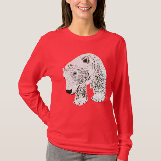 Anuk Polar Beer Climate Change Plain Dark T-shirt