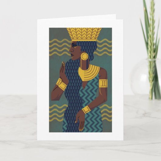 Anuket-Wenskaart Kaart (Voorkant)