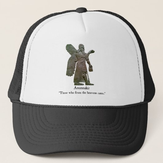 Anunnaki Ancient Aliens Trucker Pet (Voorkant)
