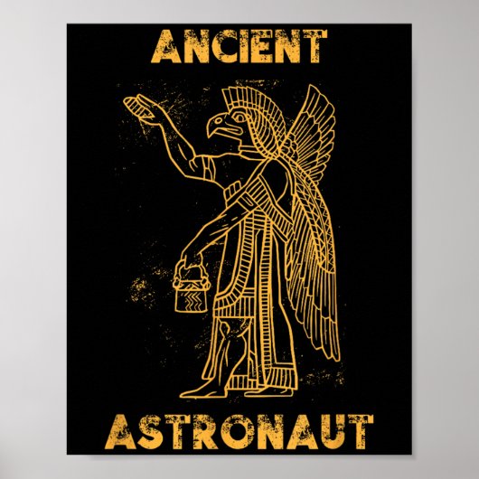 Anunnaki Ancient Astronaut Sumerian Alien Theorist Poster (Voorkant)