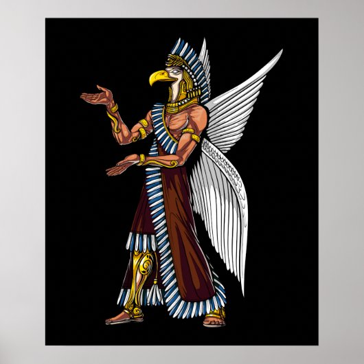 Anunnaki God Alien Conspiracy Sumerian Reptilians Poster (Voorkant)