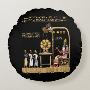 Anunnaki Gods Rond Kussen