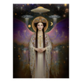 Anunnaki Star Goddess Ishtar High Frequency Art Perfect Poster (Voorkant)