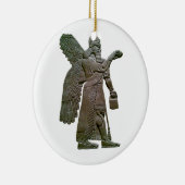 Anunnuki Ancient Sumerian buitenaardse buitenaards Keramisch Ornament (Rechts)