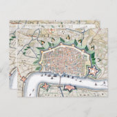 Anvers, Anvers - Belgique Carte Antique (Devant / Derrière)