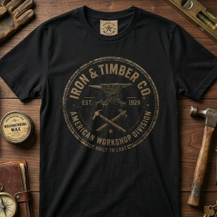 Anvil Workshop Ambacht van de oude smidse T-shirt