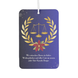 Anwalt Lufterfrischer Geschenk für Weihnachten Luchtverfrisser