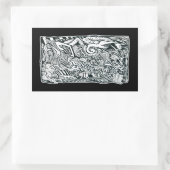 Anxiety Attack, par Brian Benson, autocollant (Sac)
