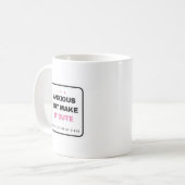 Anxious But Make It Cute Funny Mug (Devant gauche)