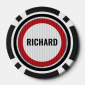 ANY AGE 30th Birthday Speed Limit Sign Poker Chips (Achterkant)
