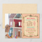ANY AGE - Baby Doll Party Verjaardagsuitnodiging Kaart (Voorkant / Achterkant)