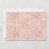 ANY AGE - Bloementhee Verjaardagsuitnodiging Kaart (Achterkant)